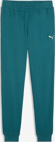 Tapered Pantaloni 'Puma Ess Elevated Sweatpants Tr Cl' di PUMA in blu: frontale