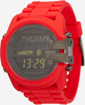 Montre digitale DIESEL en rouge : devant