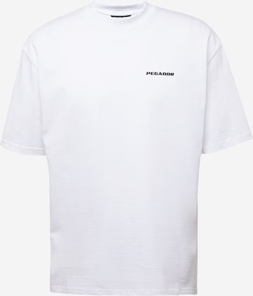 Pegador - Camiseta en blanco: frente