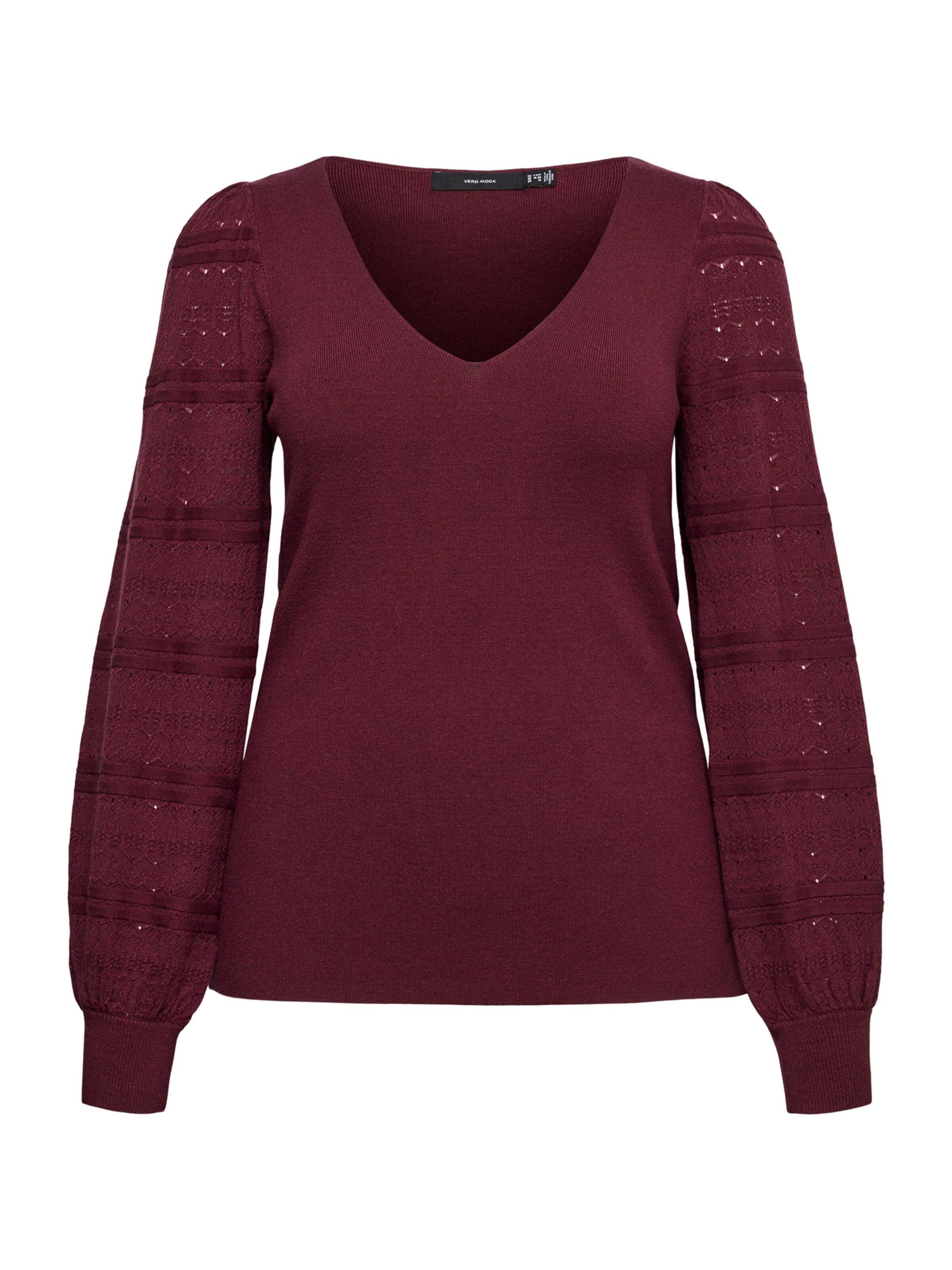 Vero Moda Curve Sweater 'VMCNEWLIMONE' in Red: front