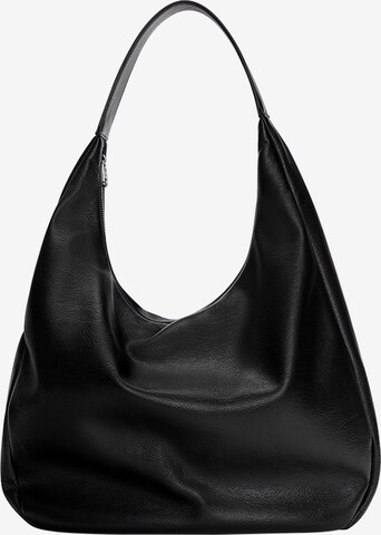 Borsa a spalla di Pull&Bear in nero: frontale