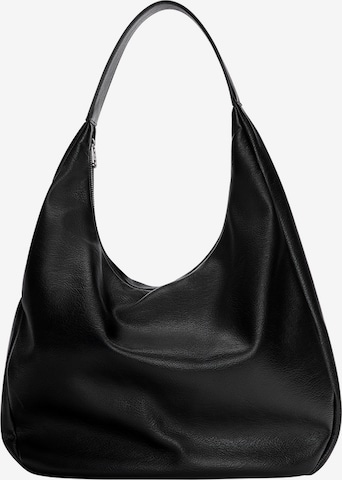 Pull&Bear Schultertasche in Schwarz: predná strana