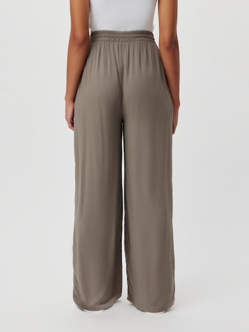 Wide Leg Pantalon 'Saskia' LeGer by Lena Gercke en marron