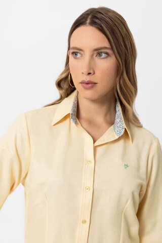 Camicia da donna ' NIHAN ' di DENIM CULTURE in giallo