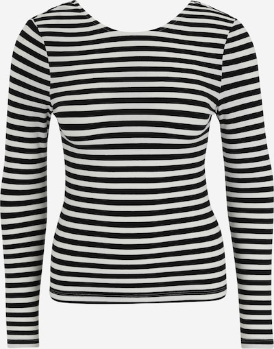 Only Petite Shirt 'HEIDI' in schwarz / weiß, Produktansicht