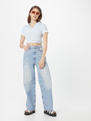 Samsøe Samsøe Wide leg Jeans 'SHELLY' in Blue