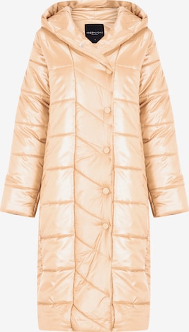 FRESHLIONS Steppmantel 'Eva' in Beige: Vorderseite