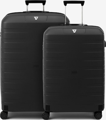 Roncato Suitcase set 'Box Sport 2.0' in Black: front