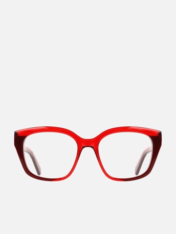 FERRAGAMO Sunglasses 'Ferragamo SF3023 Transparent red/dark red 51/18/140 WOMAN Eyewear Frame' in Red