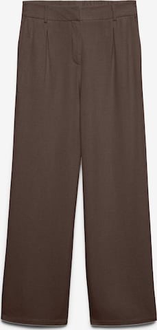 Wide leg Pantaloni con pieghe 'VMSissevera' di VERO MODA in marrone: frontale