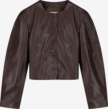 Veste mi-saison Fabienne Chapot en marron : devant