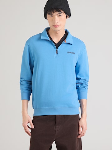 NAPAPIJRI Суичър в синьо: отпред