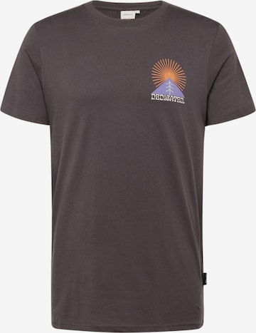 DEDICATED. T-Shirt 'Stockholm Sunrise' in Grau: predná strana