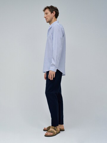 Salsa Jeans Regular fit Overhemd 'Birmingham' in Blauw