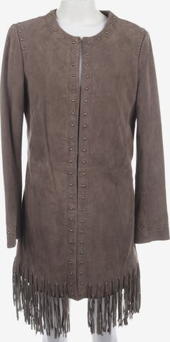 Schyia Jacket & Coat in M in Brown: front