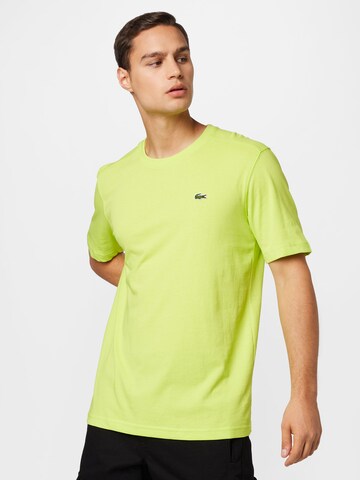 Lacoste Sport - Camiseta funcional en verde: frente