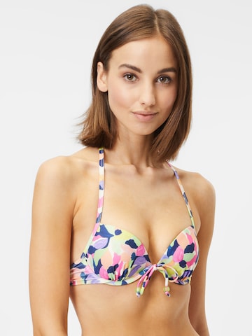 Hunkemöller Push-up Bikinitop 'Hawaii' in Gemengde kleuren: voorkant