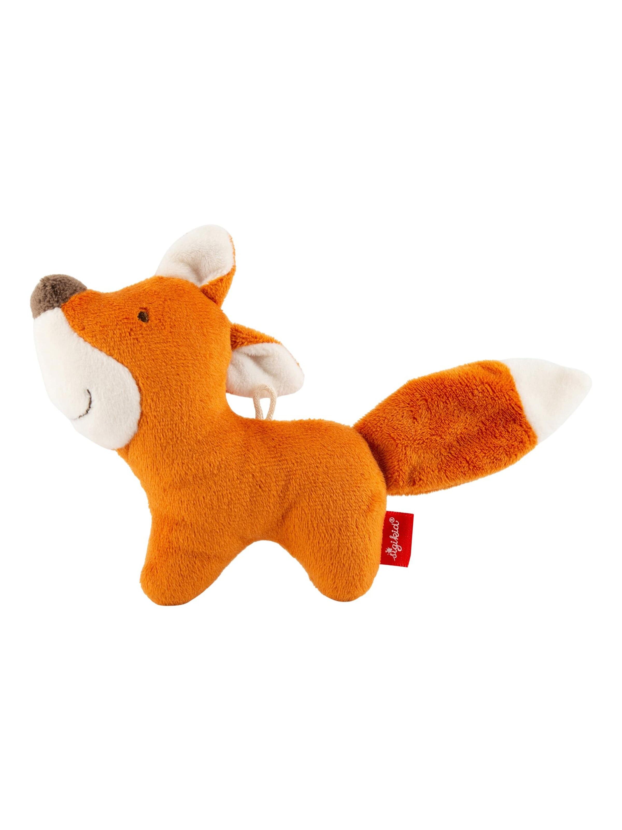 SIGIKID Stuffed animals 'Greifling Fuchs sigibaby' in Orange: front