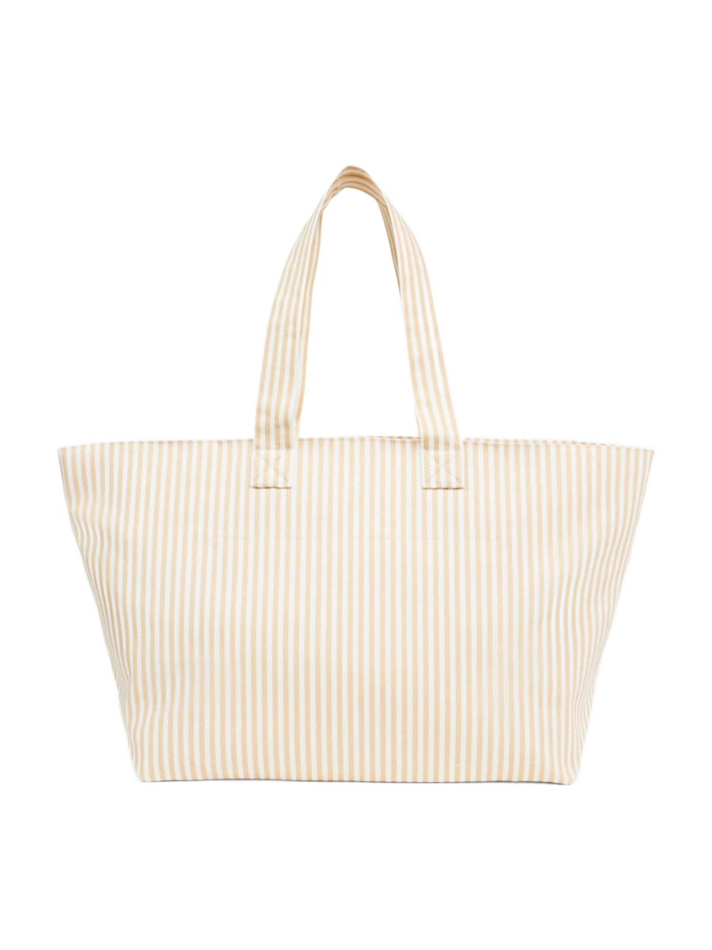 LACOSTE Shopper táska 'Lacoste Sac cabas XL Anna Mixte Blanc Naturel' - átlátszó