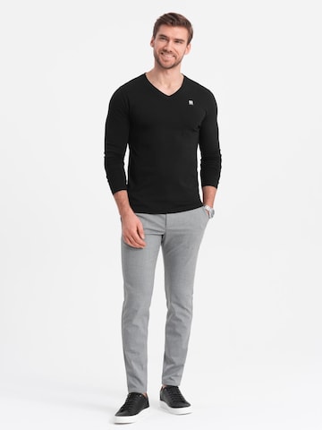 Ombre Shirt‌‌‌‌‌ in Schwarz: Vorderseite
