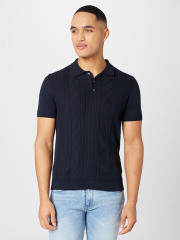 Oscar Jacobson Sweater in Blue: front