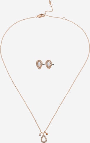 FOSSIL Jewelry Set in Gold: front