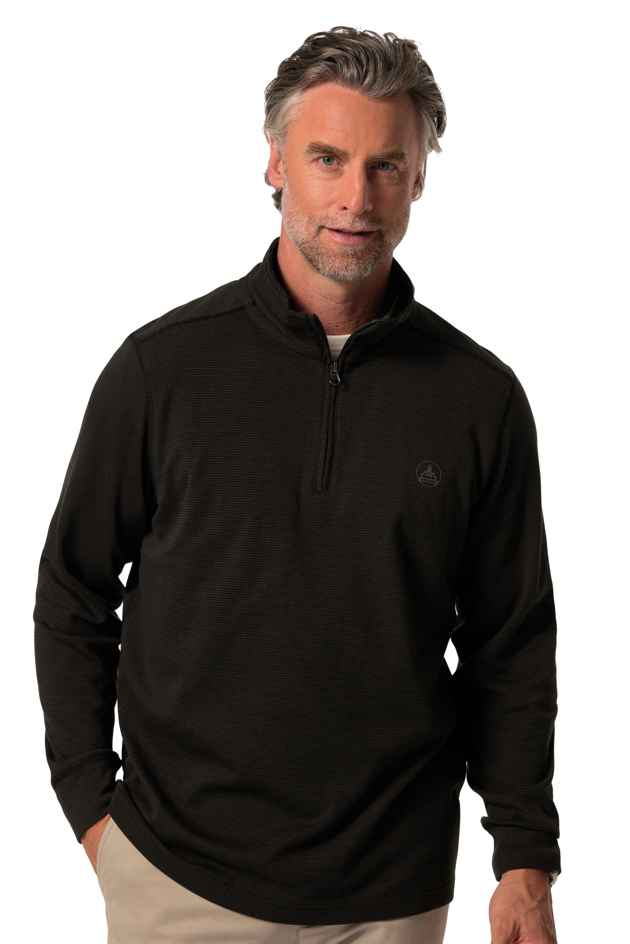 Boston Park Sweatshirt in Groen: voorkant