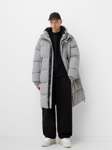 Cappotto invernale di Bershka in grigio: frontale