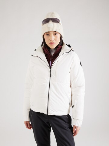 ICEPEAK Athletic Jacket 'CHAM' in White: front