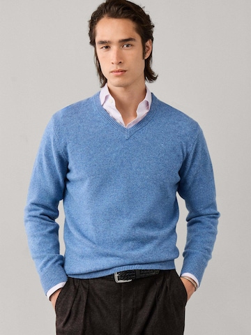 Hackett London Pullover in Blau: Vorderseite