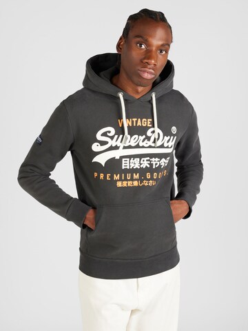 Superdry Sweatshirt in Grey: front