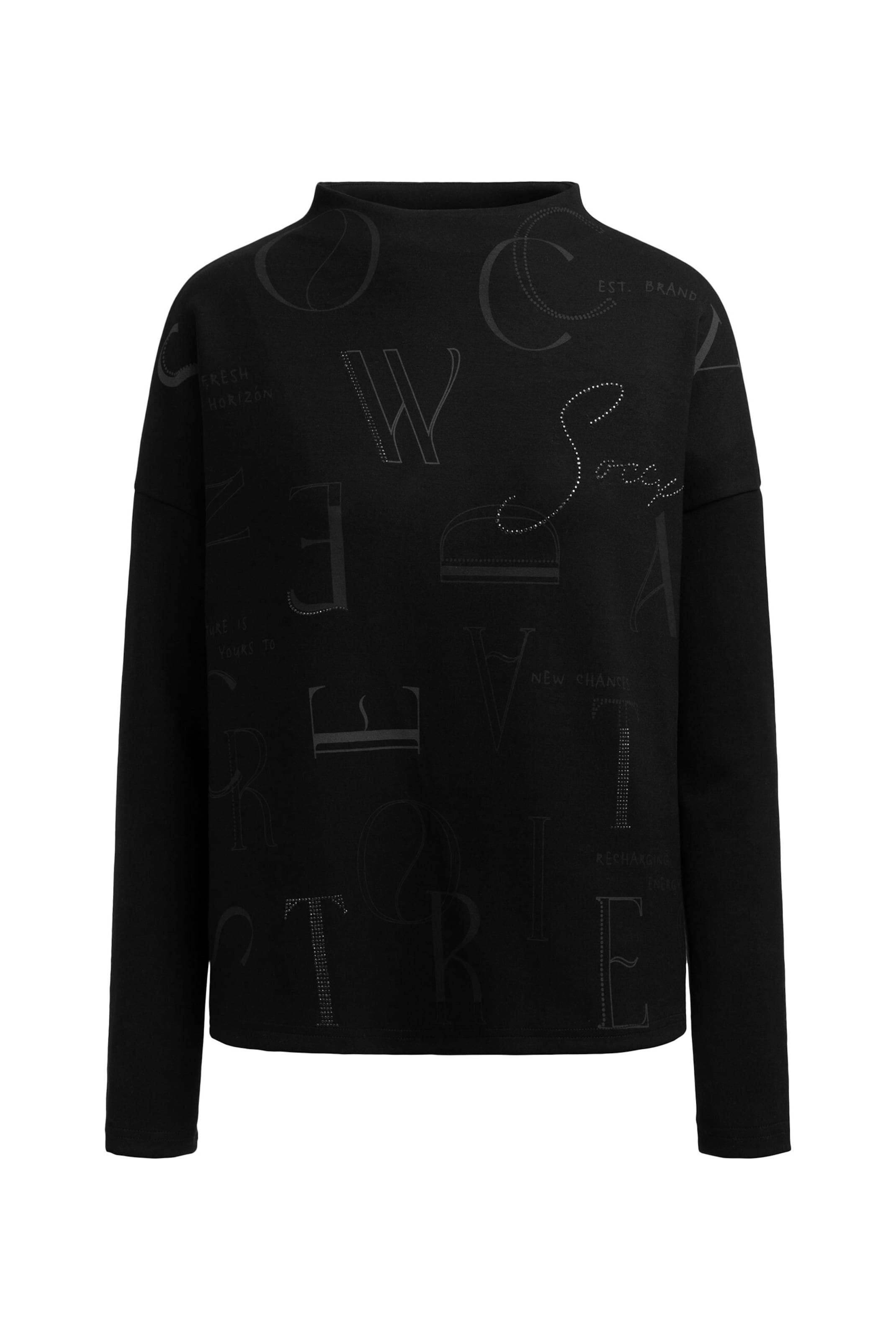 Soccx Sweatshirt in Schwarz: Vorderseite