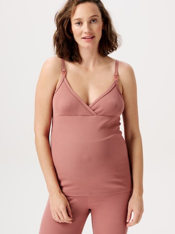 Chemise de nuit 'Maja' Noppies en rose : devant