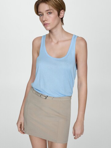 Haut 'BOBAR' MANGO en bleu : devant
