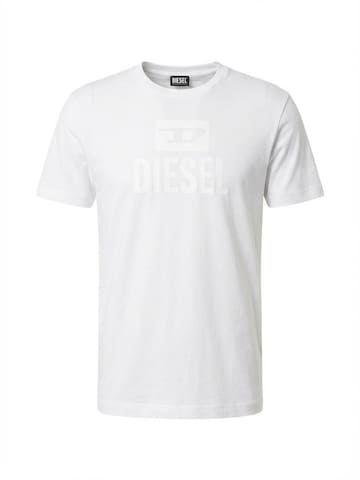 DIESEL Shirt 'T-Diego Tone On Tone'‌ in Weiß: Vorderseite