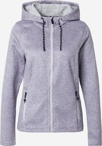 purpurinė KILLTEC Funkcinis flisinis džemperis 'KOW 5': priekis