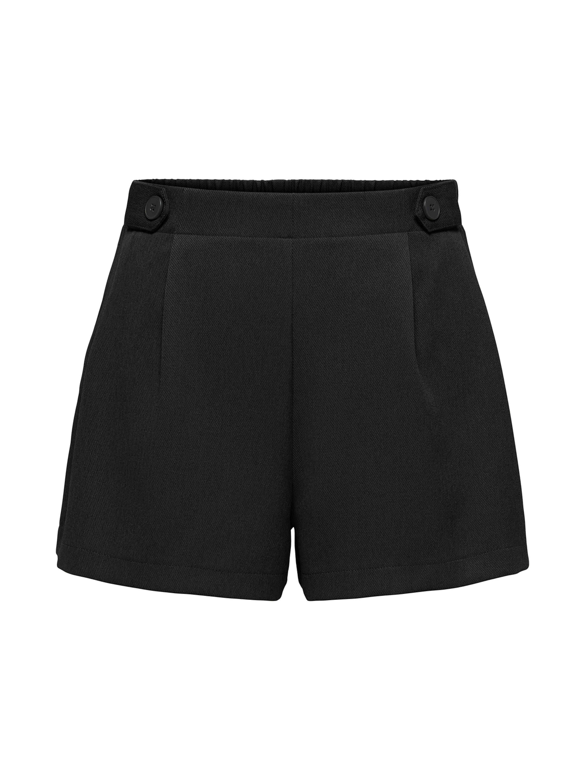 ONLY Loosefit Shorts 'ONLLUPI' in Schwarz: Vorderseite