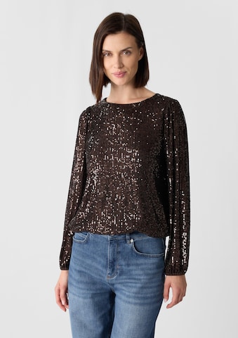 COMMA Pluus, värv pruun: eest vaates