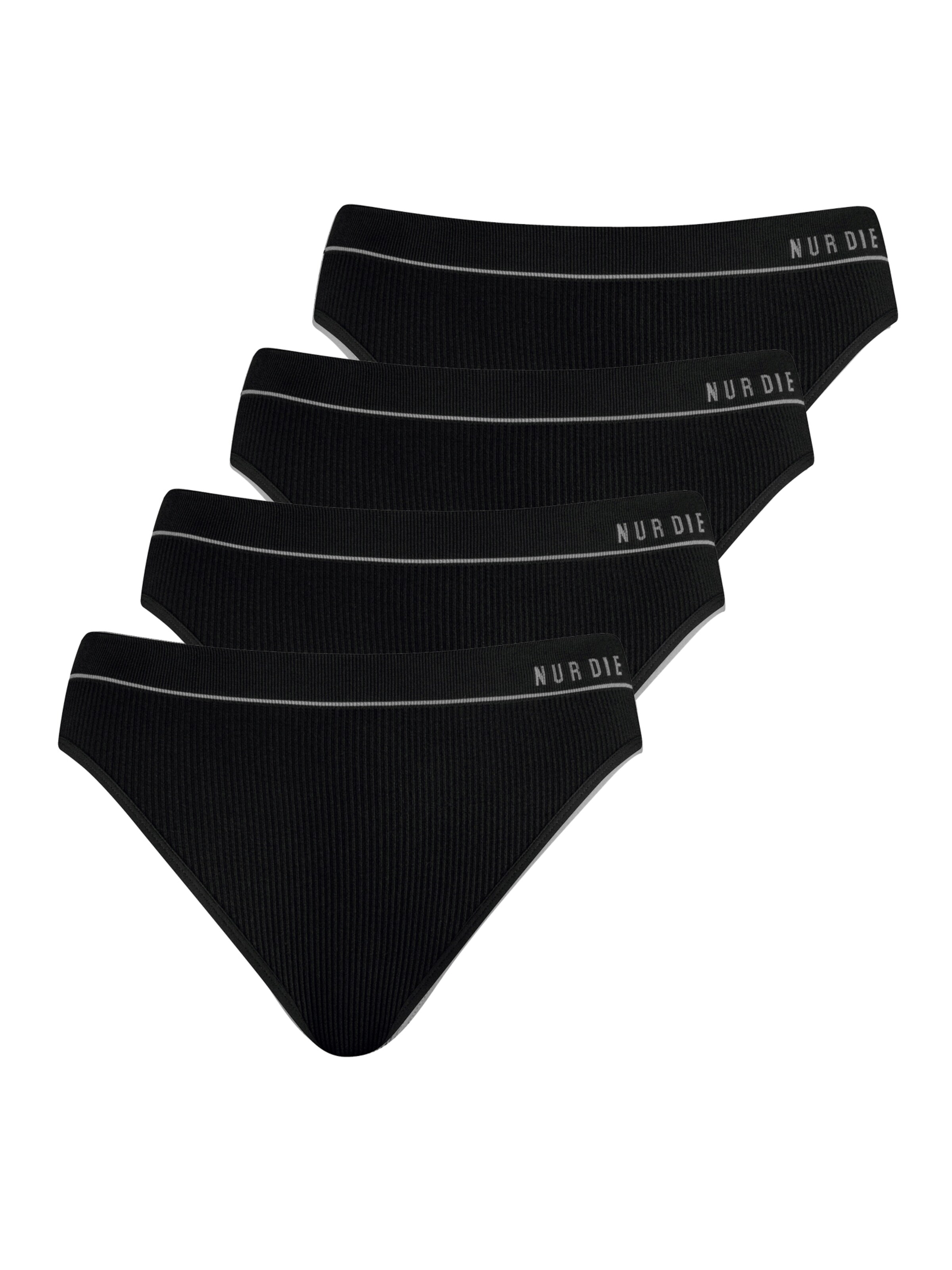 Nur Die Slip 'Retro' in Black: front
