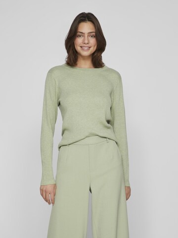 VILA Sweater 'ABELLA' in Green: front