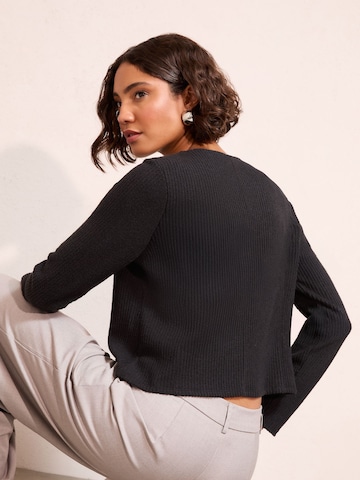 Friends Like These Gebreid vest in Zwart