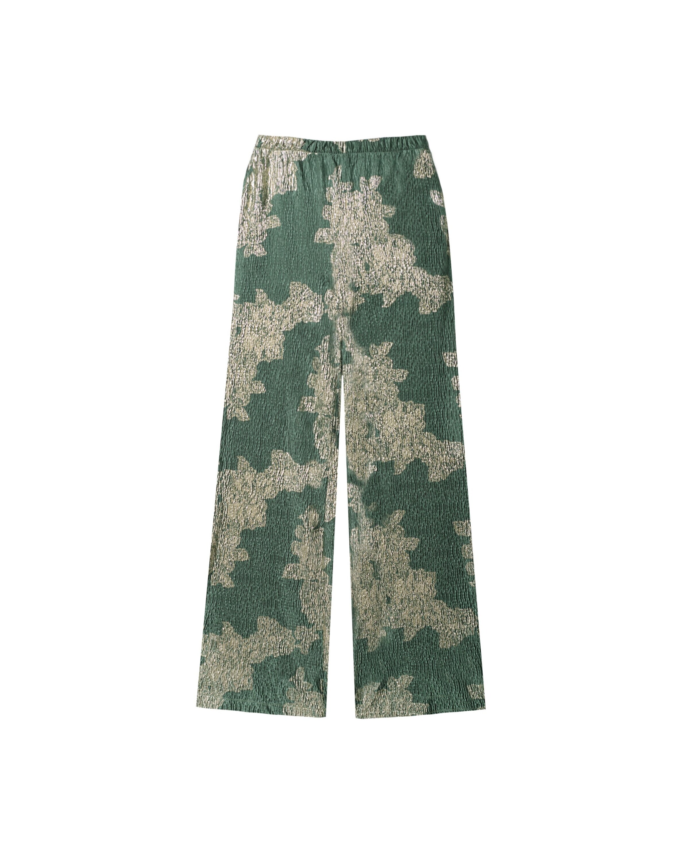 THE-ARE - Loosefit Pantalón en verde: frente