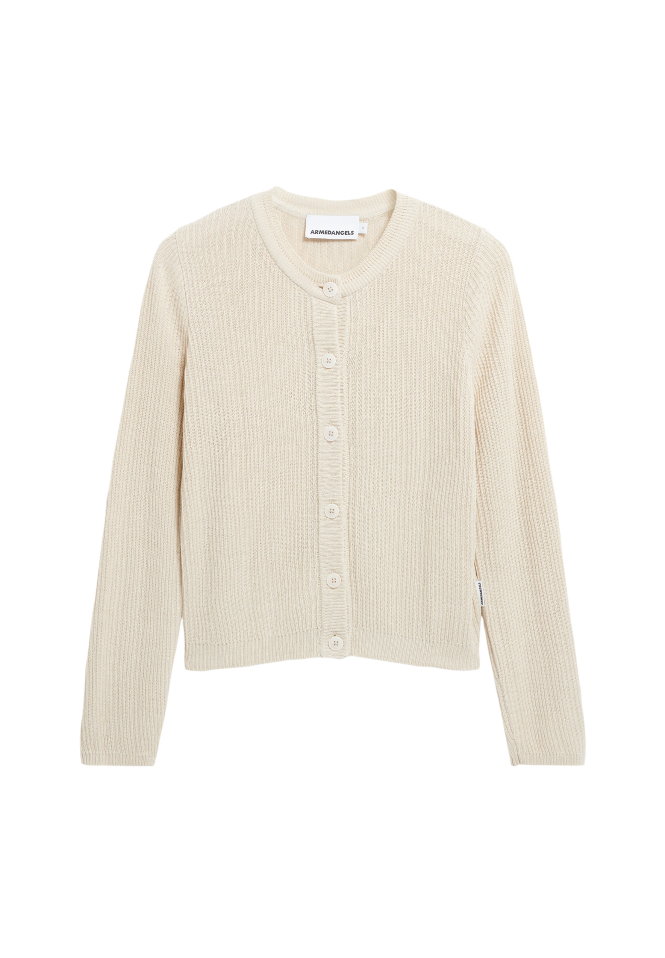 ARMEDANGELS Knit cardigan in White: front