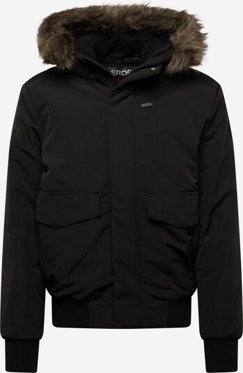 Superdry Winterjas 'Everest' in de kleur Bruin / Zwart, Productweergave