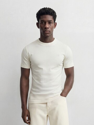 Burocs Shirt 'Slim Fine Knit' in White