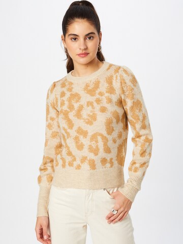 Pull-over 'TARI' VERO MODA en beige : devant