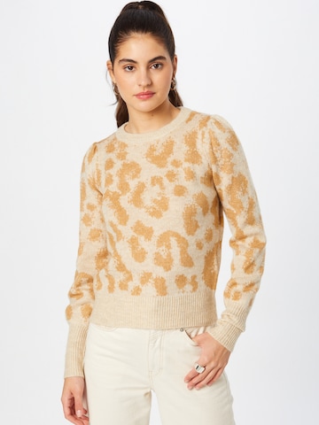 VERO MODA Pullover 'TARI' in Beige: predná strana