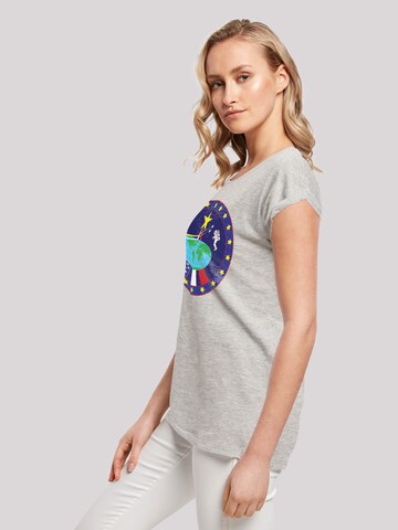 T-shirt 'NASA Classic Globe Astronauts' F4NT4STIC en gris