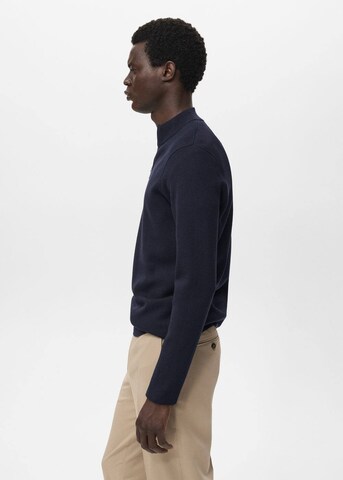 MANGO MAN Sweater 'Luxusp' in Blue