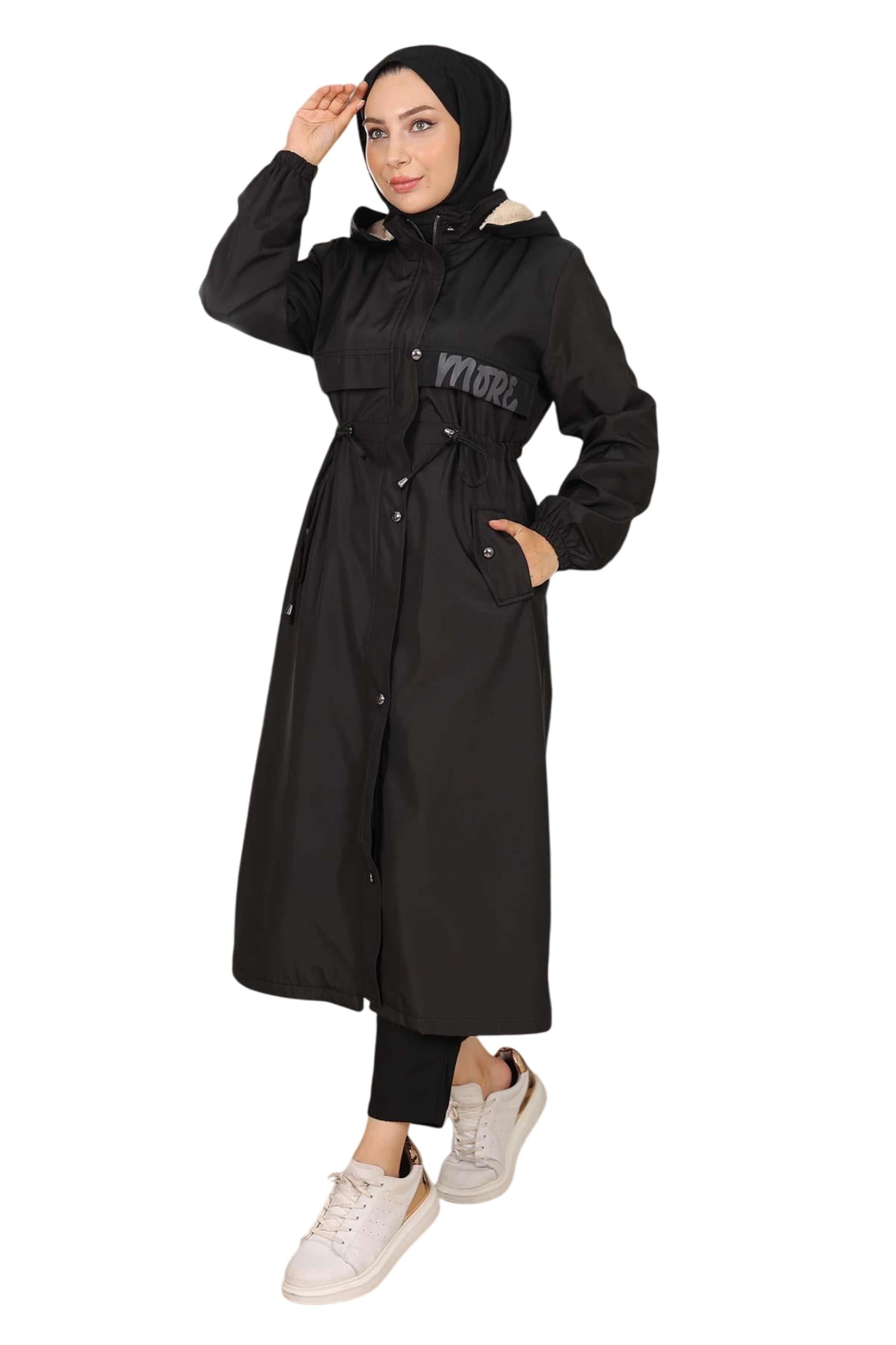 MODAMIHRAM Between-seasons coat in Black